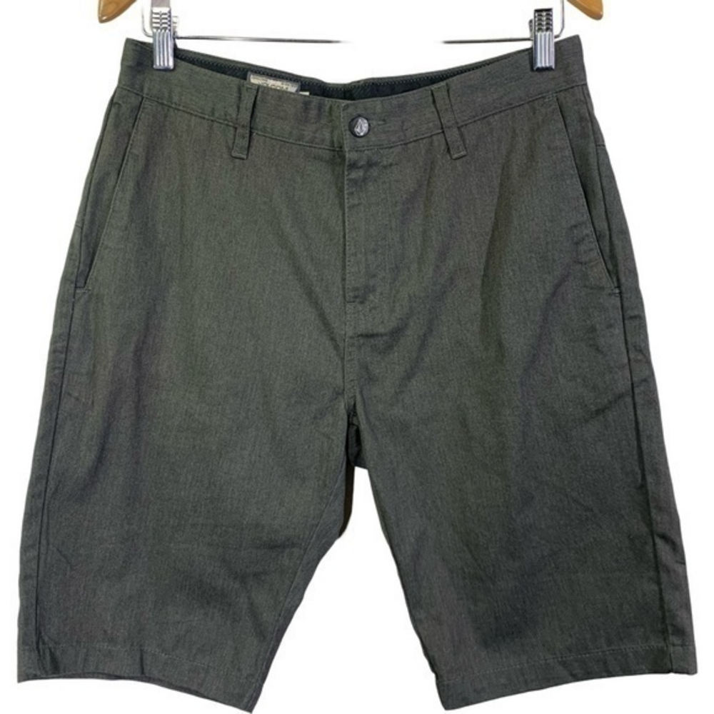 VOLCOM Charcoal Heather "Frickin" Chino Shorts